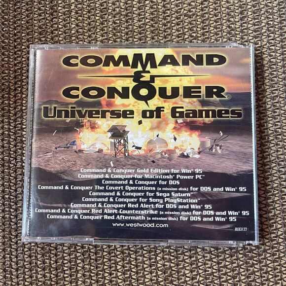 Command & Conquer The Aftermath PC/Computer Software Disc 1997 Expansi - Picture 2 of 4